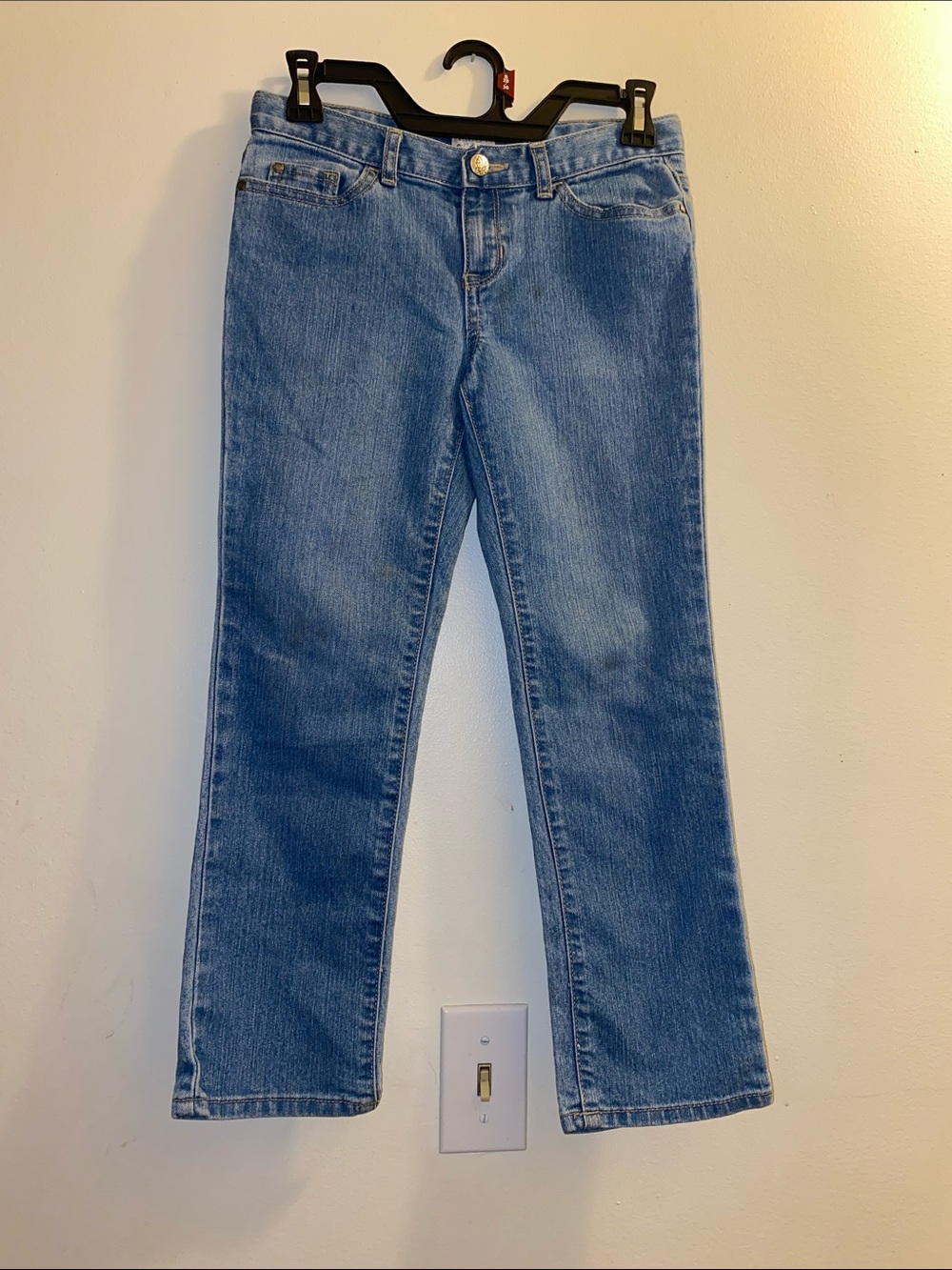 The Children's Place Girls Skinny Stretch Denim Jeans Medium Wash Size 8 Plus